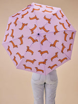 Dachshund Dog Lilac Eco-friendly Compact Duck Umbrella Original Duckhead