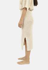 Sedona Crochet Skirt-Natural