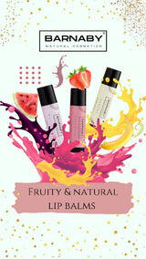 Strawberry Natural Lip Balm - Barnaby Skincare