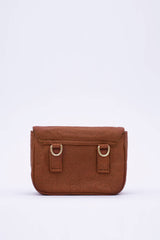 New York Piñatex® Belt Bag in Mocha Brown