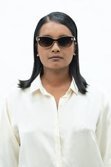 Hampton Wooden Cat Eye Sunglasses