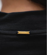 Beirut - PYRATEX® Seaweed Fibre Boxy Tee - Black Sand