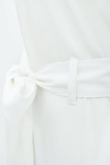 Dakar TENCEL™ Straight Leg Jumpsuit in Porcelain White