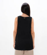 Cusco - PYRATEX® Seaweed Fibre Tank Top - Black Sand