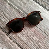 Avery Round Acetate Sunglasses