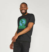 Men's Eco & Vegan Friendly 100% Organic Cotton Tshirt - #NoPlanetB