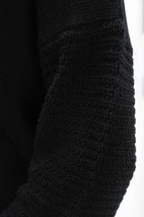 Nagano - Wool V-Neck Sweater - Licorice Black
