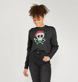Ladies Eco & Vegan Friendly 100% Organic Cotton Sweatshirt - Christmas