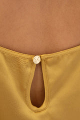 Kingston Silk Camisole Top in Mimosa Yellow