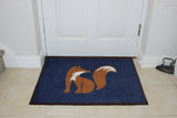 Midnight Fox - Sustainable Recycled Washable Eco Doormat (64x83cm)