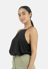 Vancouver Slip Top-BLACK