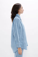 Louisiana - Sustainable Denim Shirt - Sky Blue