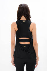 Brussels - PYRATEX® Seaweed Fibre Sports Tank Top - Black Sand