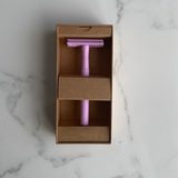 Reusable Safety Razor Purple