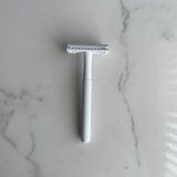 Reusable Safety Razor White