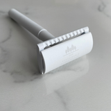 Reusable Safety Razor White