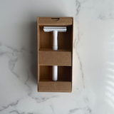 Reusable Safety Razor White