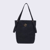 Tokyo Piñatex® Tote Bag in Truffle Black