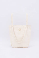 Tokyo Piñatex® Tote Bag in Latte White