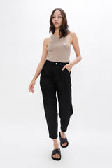 California - Sustainable Barrel Jeans - Celeste Black