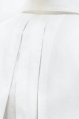 Prague Organic Cotton Collar Shirt in Cloud White