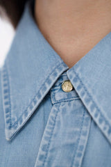 Louisiana - Sustainable Denim Shirt - Sky Blue