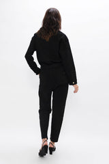 San Francisco - Sustainable Denim Boilersuit - Celeste Black