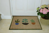 Plant Pots - Sustainable Recycled Washable Eco Doormat (64x83cm)