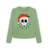 Ladies Eco & Vegan Friendly 100% Organic Cotton Sweatshirt - Christmas