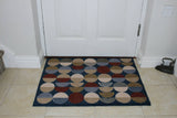 Circles - Sustainable Recycled Washable Eco Doormat (64x83cm)