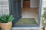 Plain Green - Sustainable Recycled Washable Eco Doormat (64x83cm)