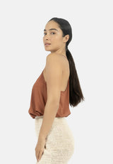 Vancouver Slip Top-DK Red