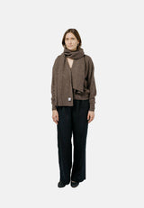 Reykjavik Scarf_Brown Melange_1