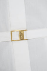 Cap Ferret Kimono Dress in White Dove