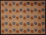 Zig Zag Paws - Sustainable Recycled Washable Eco Doormat (64x83cm)