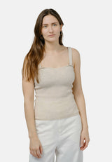 Ulaanbaatar Strap Top off white