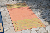 AYURVEDIC COTTON YOGA MAT (PINK)