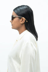 Hampton Wooden Cat Eye Sunglasses