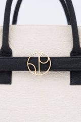 Sydney Piñatex® Handbag in Latte White