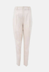 Salo QVD -Tapered Trousers-Egret
