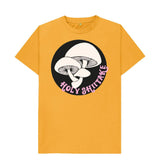 Men's Eco & Vegan Friendly 100% Organic Cotton Tshirt - Holy Shiitake