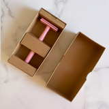Reusable Safety Razor Pink