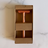 Reusable Safety Razor Rose Gold