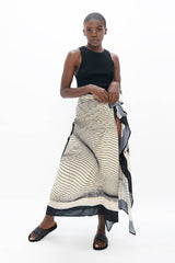 Biarritz TENCEL™ Modal Beach Sarong in White Dove