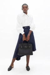 Prague Organic Cotton Collar Shirt in Cloud White