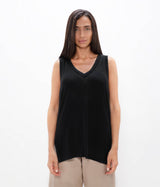 Cusco - PYRATEX® Seaweed Fibre Tank Top - Black Sand