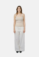 Ulaanbaatar Strap Top off white
