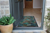 Tropical Leaf Runner - Sustainable Recycled Washable Eco Doormat (64x124cm)