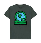 Men's Eco & Vegan Friendly 100% Organic Cotton Tshirt - #NoPlanetB