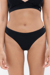 Jasper - PYRATEX® Seaweed Fibre G-String Panties - Black Sand